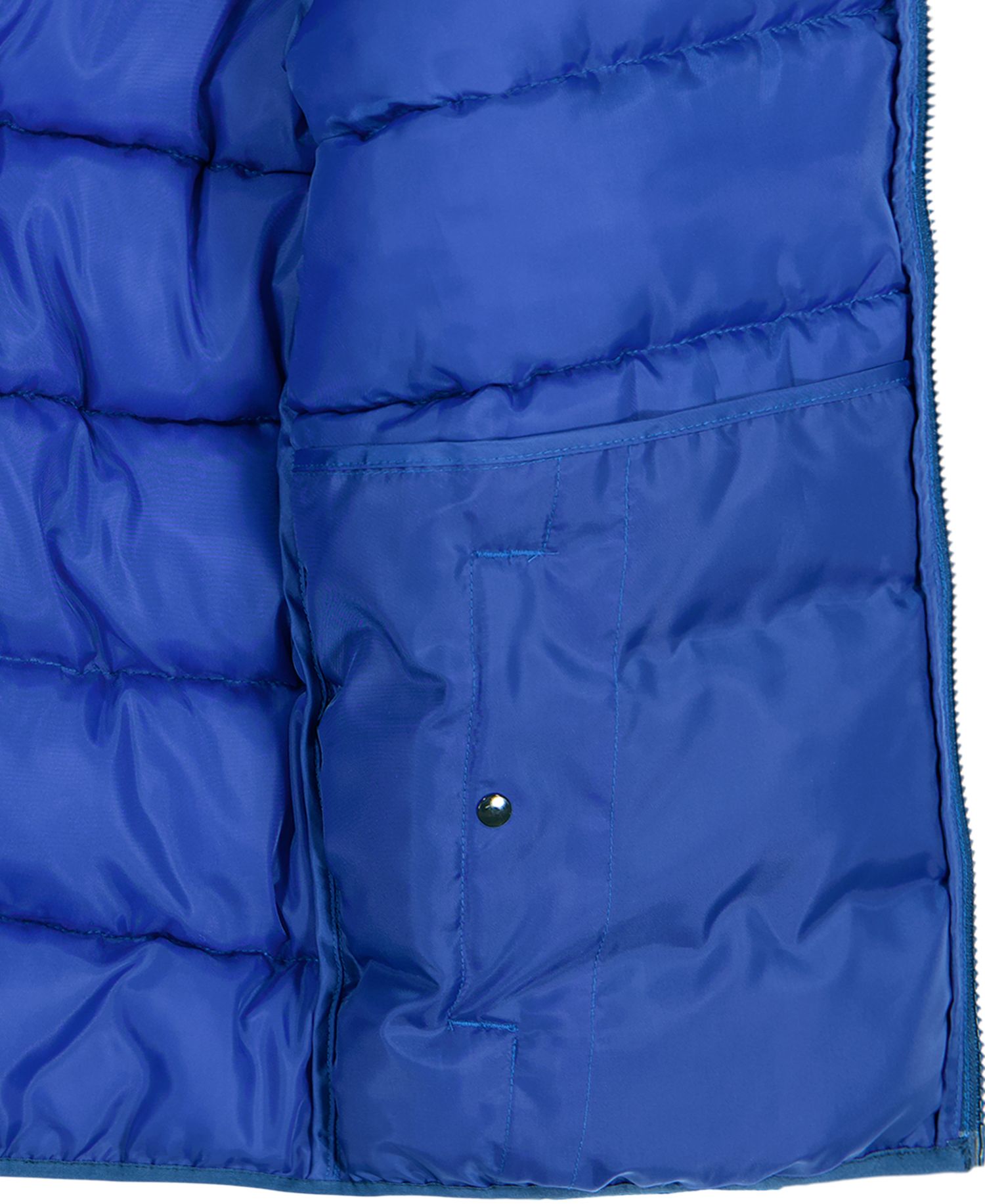Boys' 8-20 Solid Logo Full-Zip Puffer Hooded Jacket