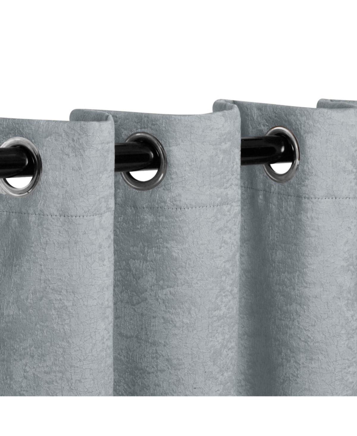 Superior Senna Textured Washable Room Darkening Blackout Curtains, Set of 2 Panels