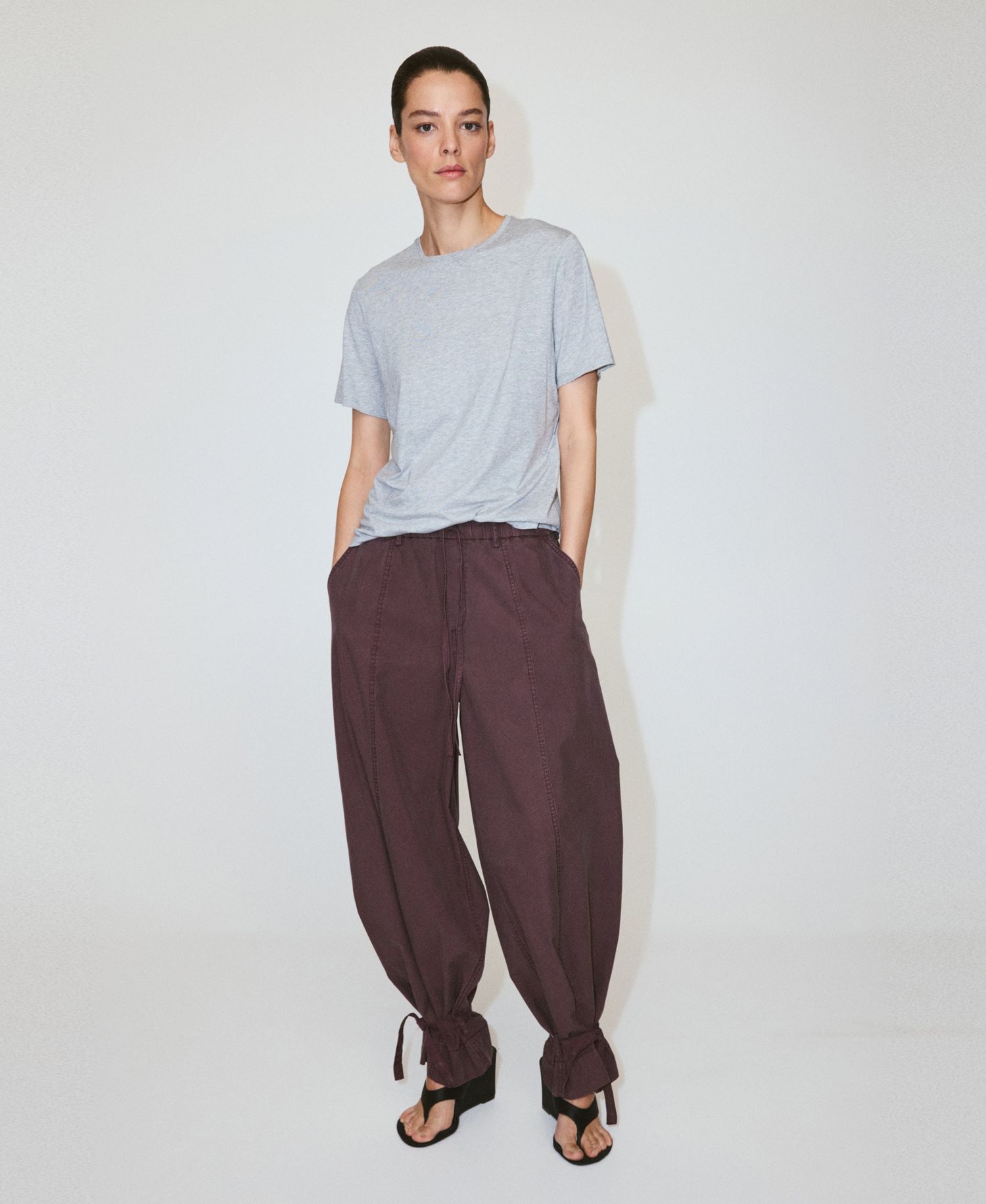 Women's Bows Baggy Pants