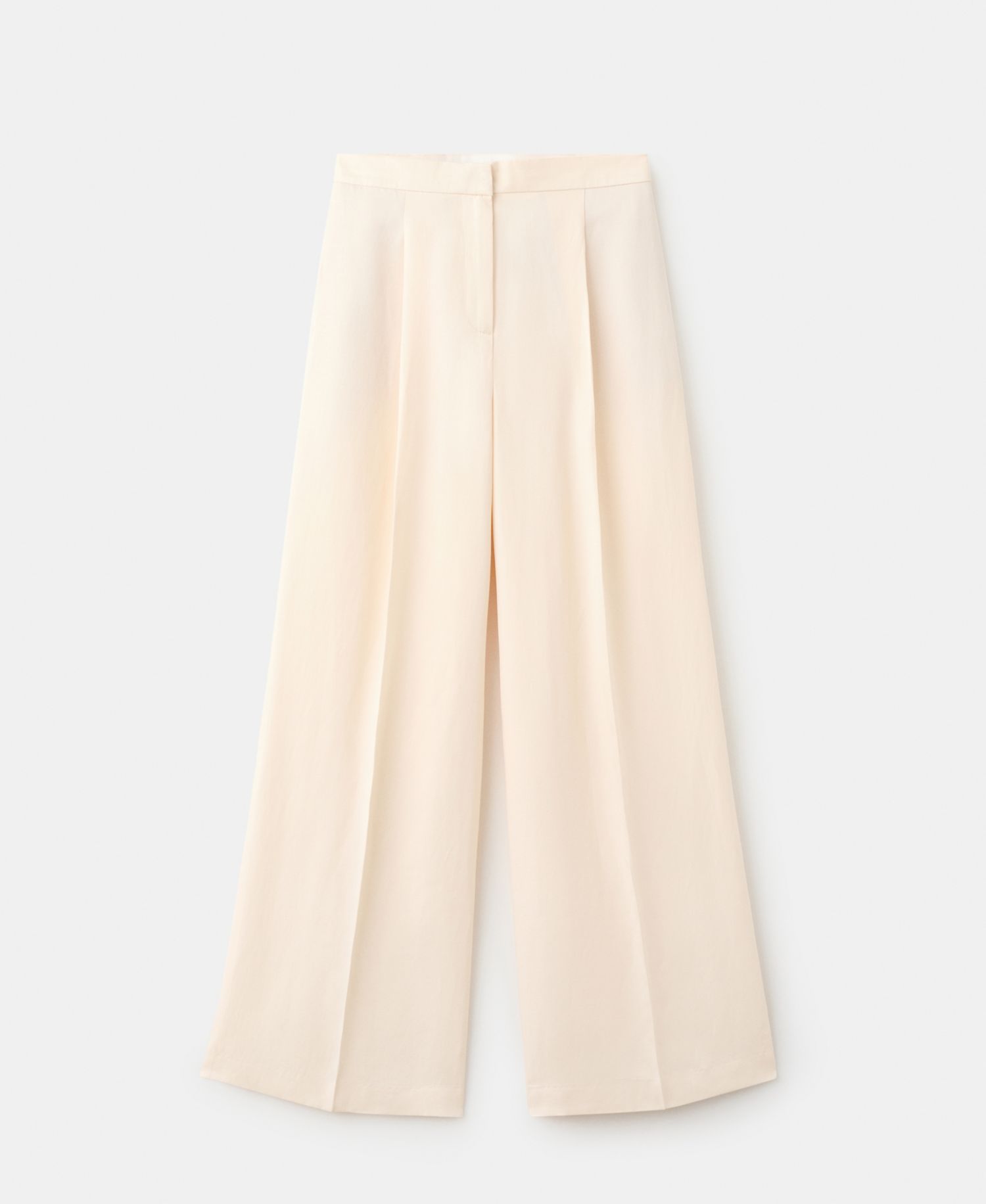 Women's Straight Linen-Blend Pants