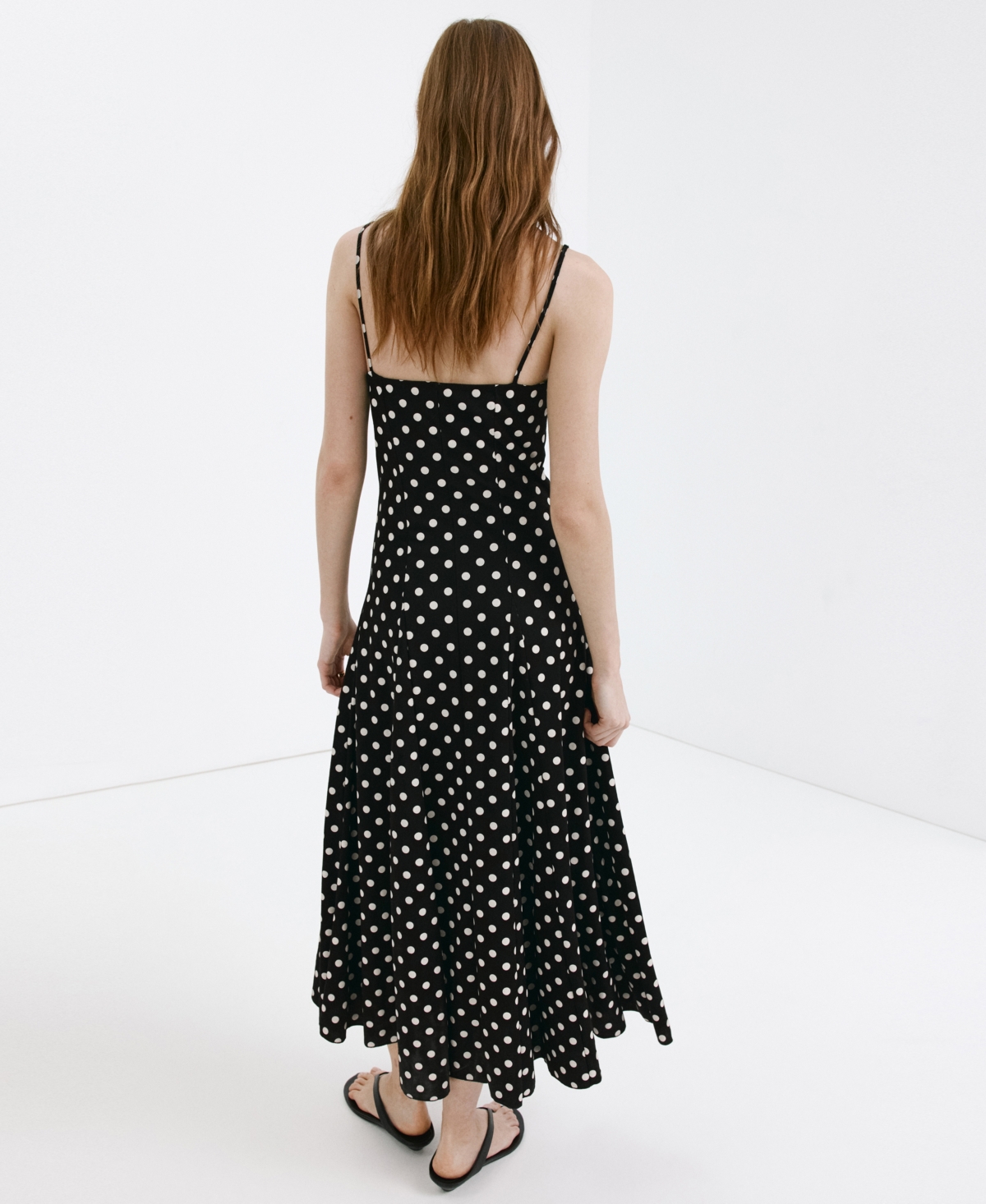 Mango Women's Godets A-Line Dress