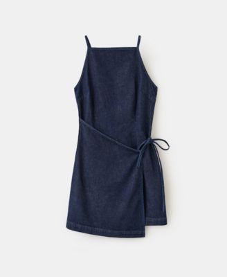 Women's Straps And Bow Detail Dress