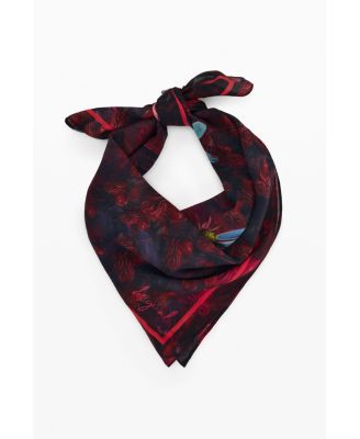 Women's Hearts Daisies Scarf