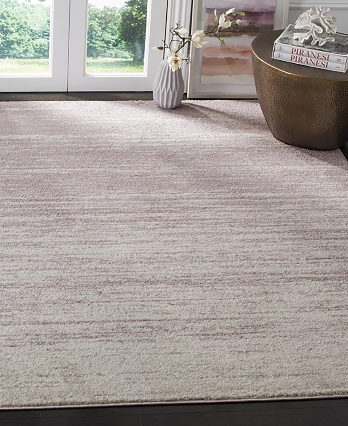 Safavieh Adirondack Cream and Purple 9' x 12' Area Rug