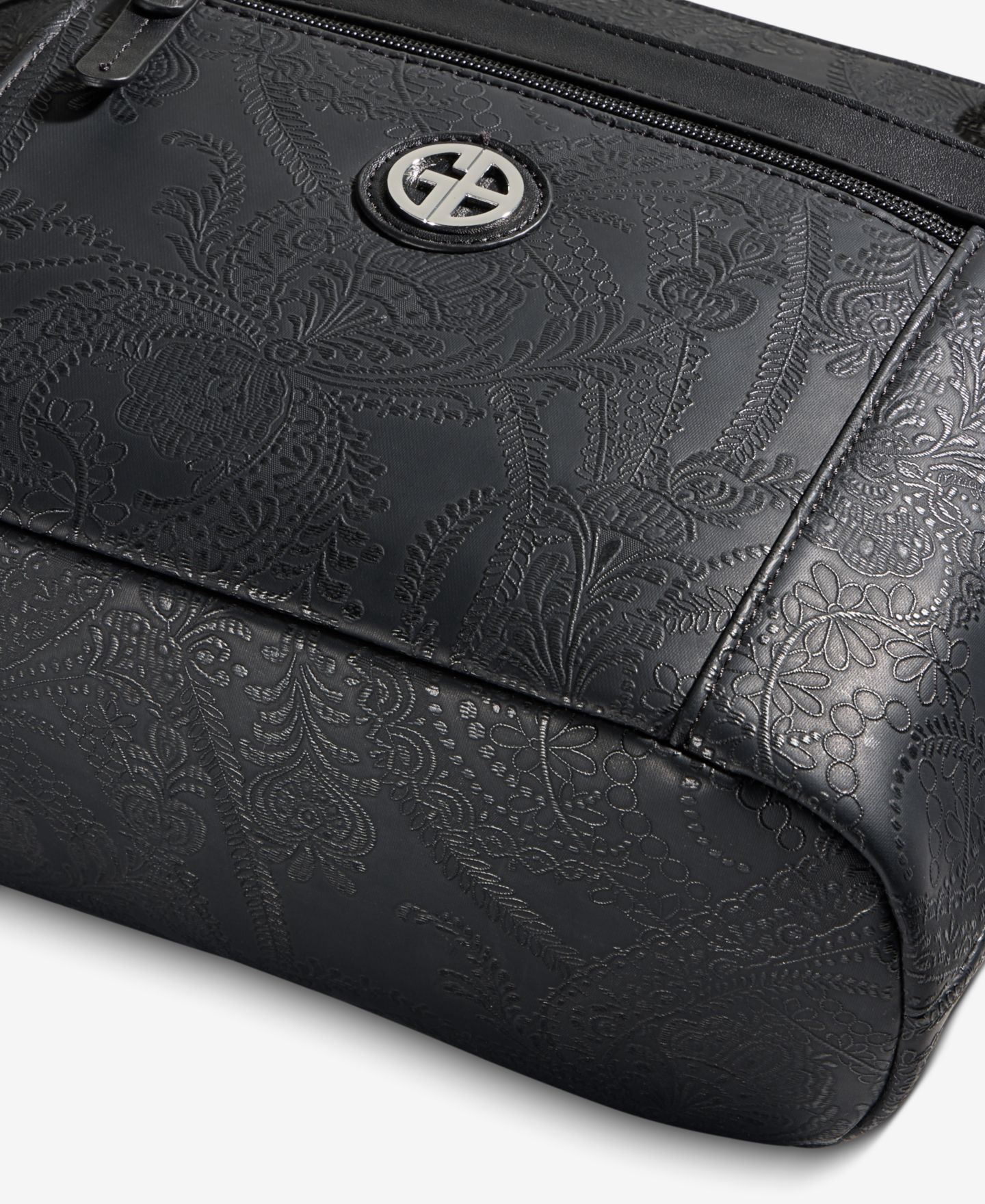 Женская сумка Giani Bernini Paisley Deboss Promo Tote, цвет: Чёрный — фото 6