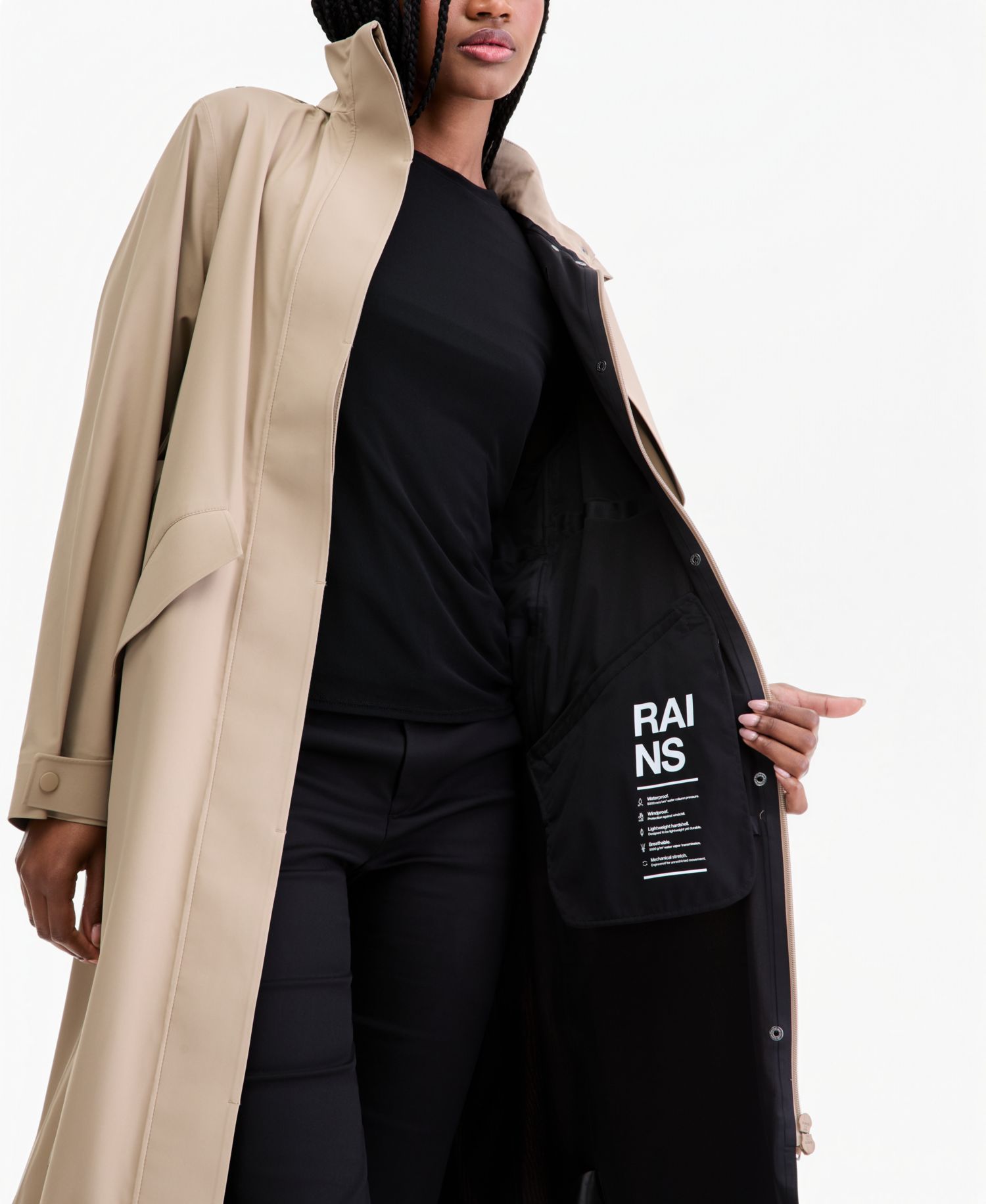 Women's Suva Hardshell Belted Trench Coat