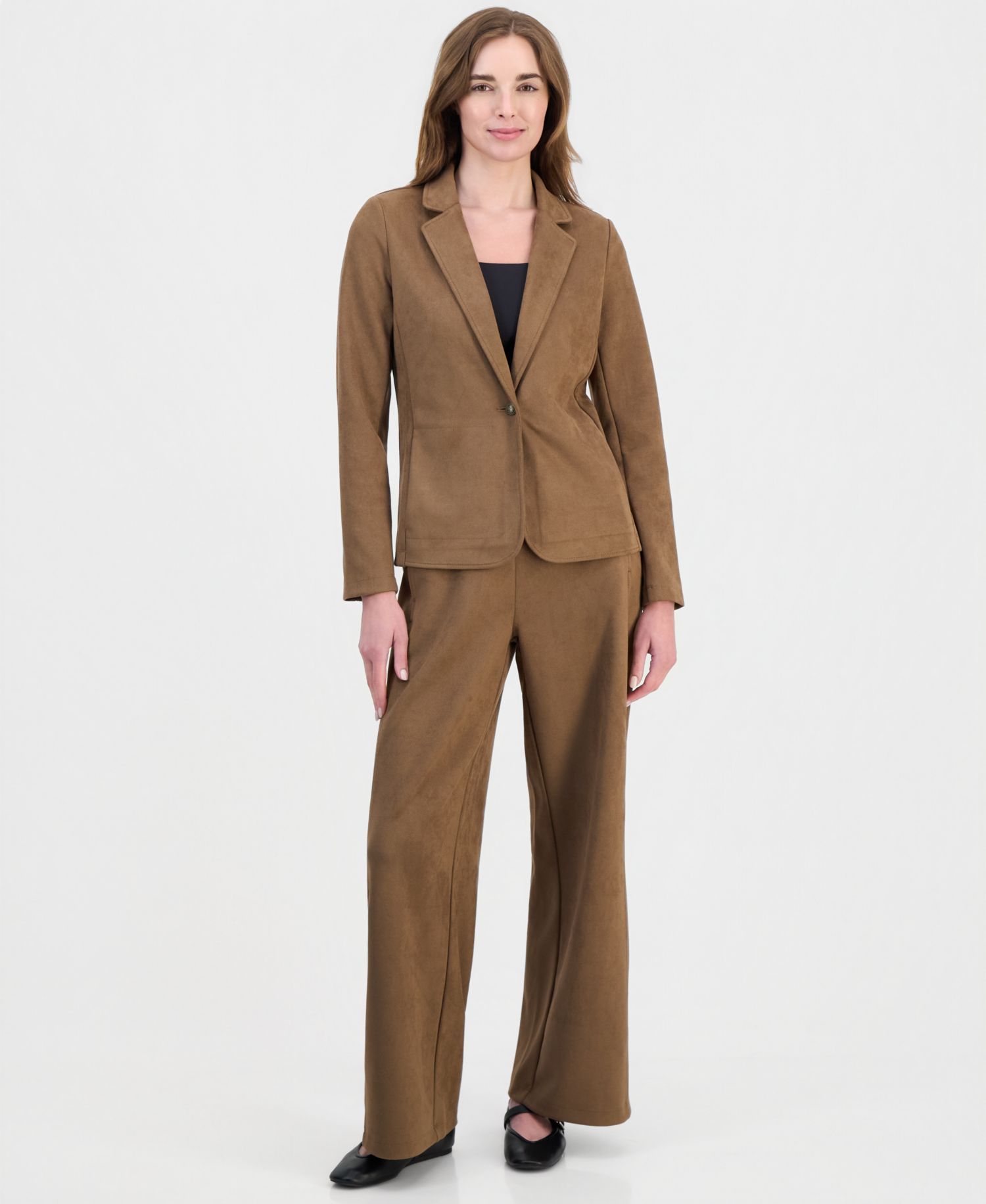 Women's Faux-Suede Blazer