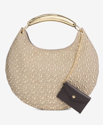 Eedenn Bloom Studded Hobo Bag