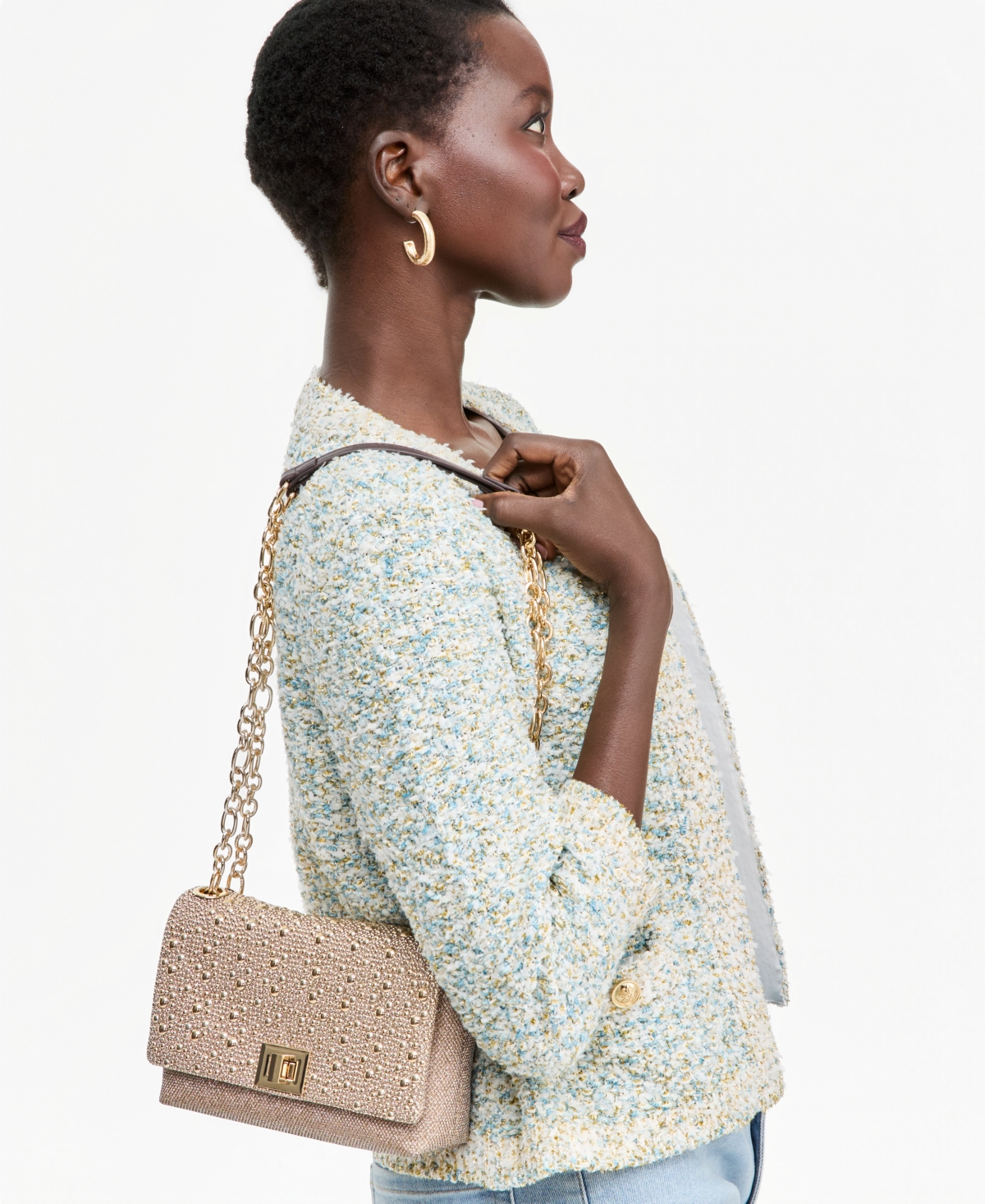 I.n.c. International Concepts Mini Ajae Studded Crossbody