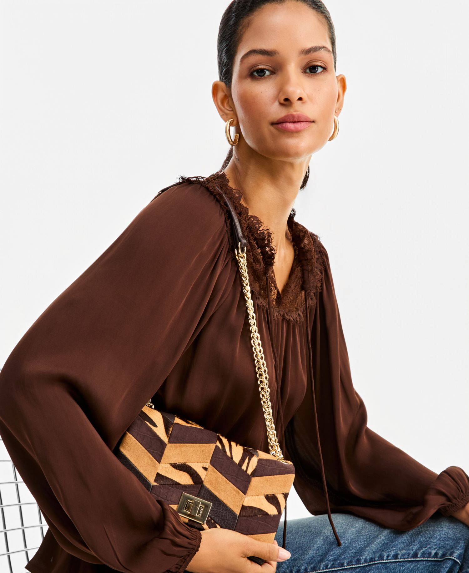 Mini Ajae Patchwork Crossbody Bag