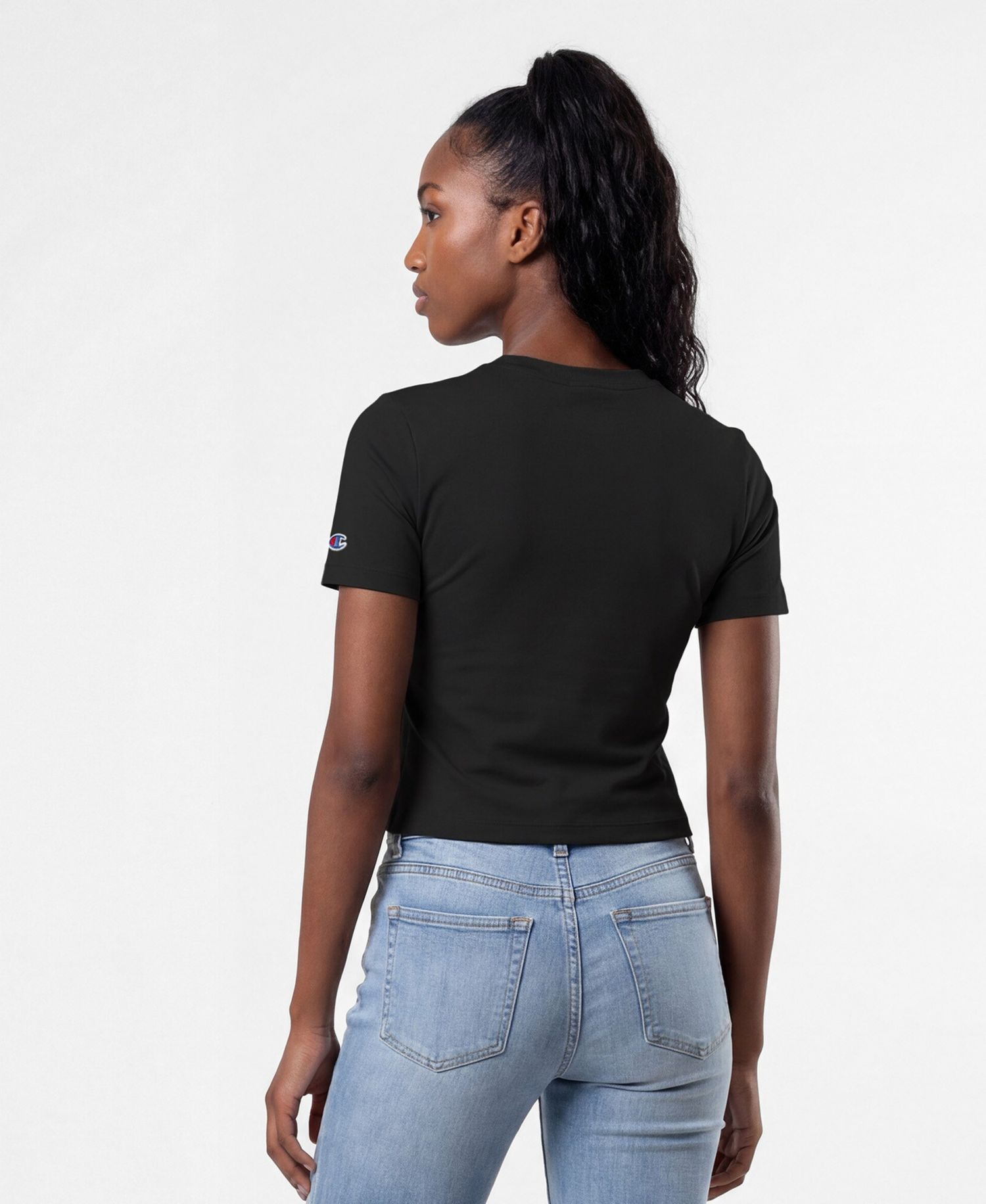 Women's Black San Antonio Spurs Soft Touch Fitted T-Shirt