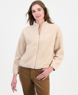 Women's Full-Zip Sherpa Fleece Jacket