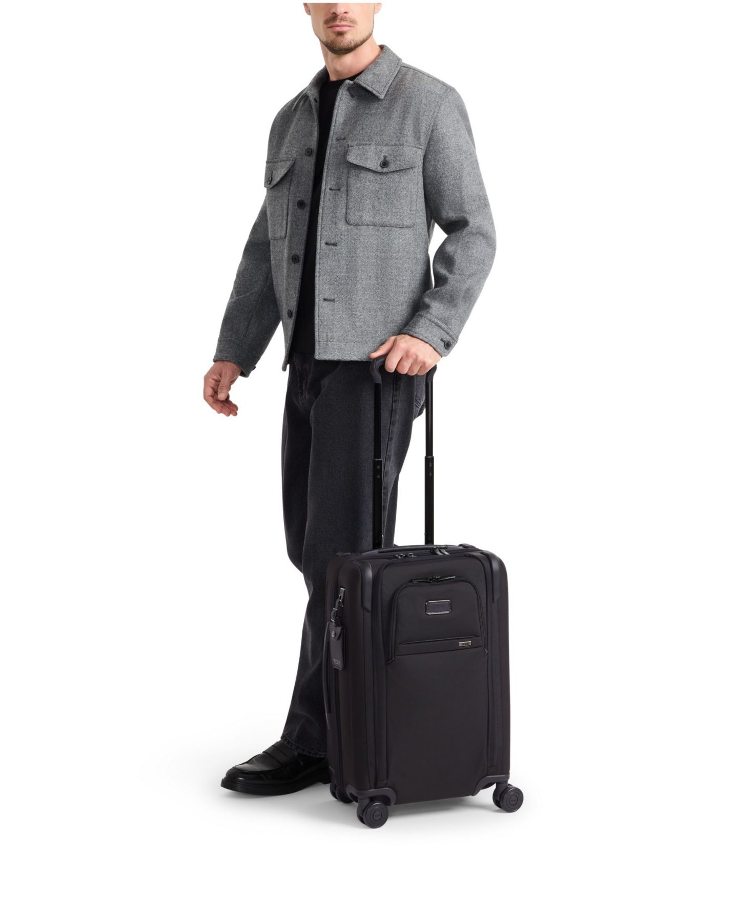 Чемодан TUMI Alpha Dual Access Expandable Carry-On Luggage, цвет: Глубокий сосновый — фото 12