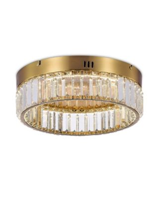Stella 13.75" Metal Single Tier LED Flush Mount