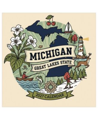2027 Home Michigan Wall Calendar