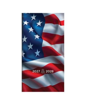 2027-2028 Flag Small Monthly Pocket Planner