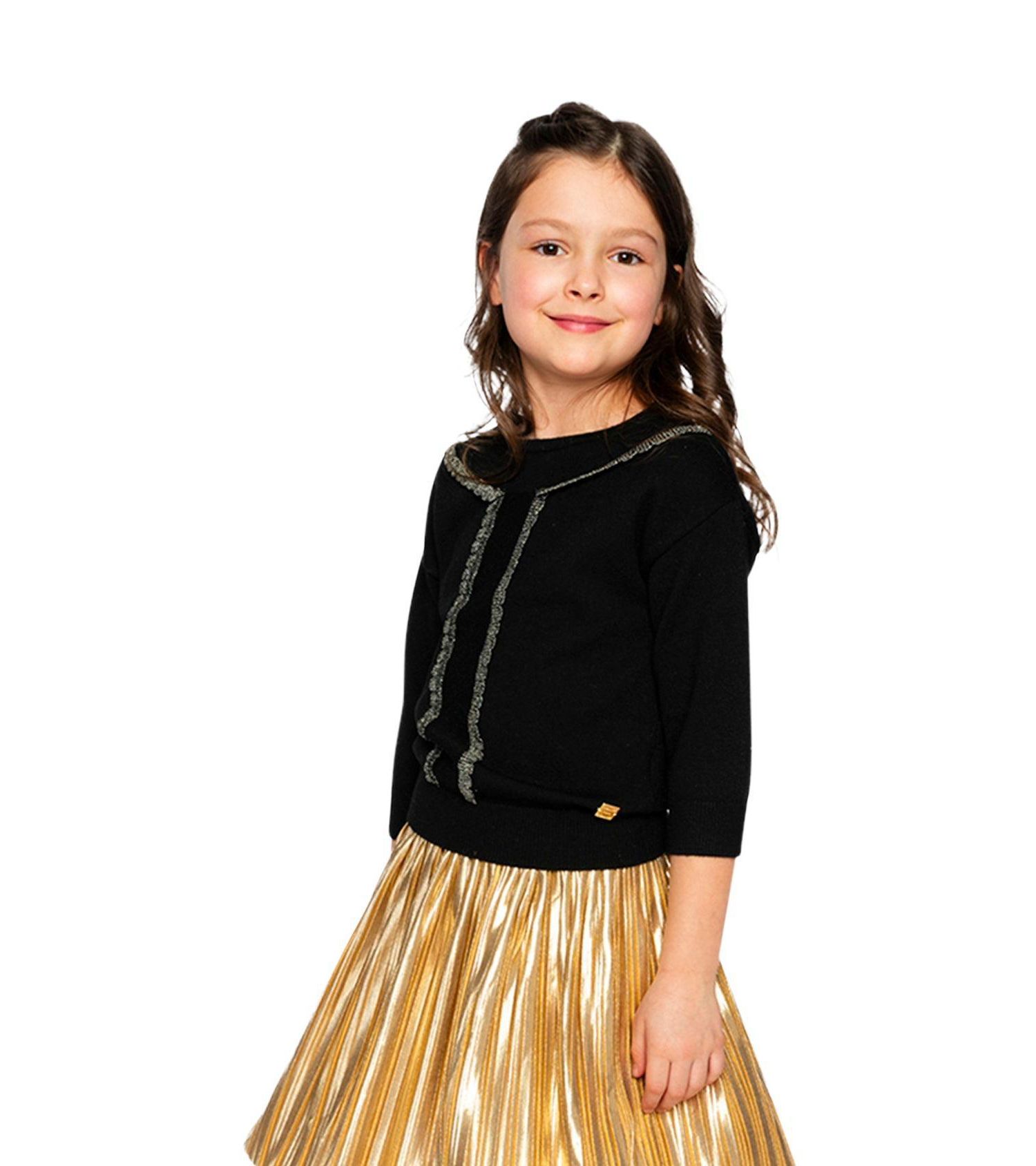 Little and Big Girl 6-14 Knitted Sweater