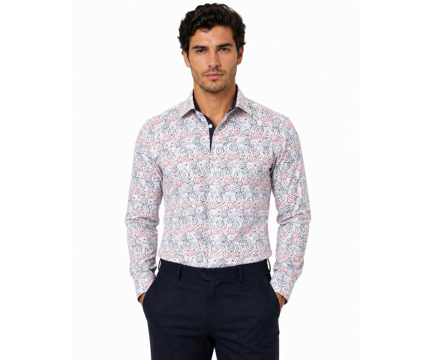 Men's Slim Fit Button-Down Shirt