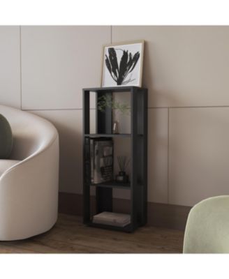 Melamine 3-Tier Minimalist Open Storage Bookcase