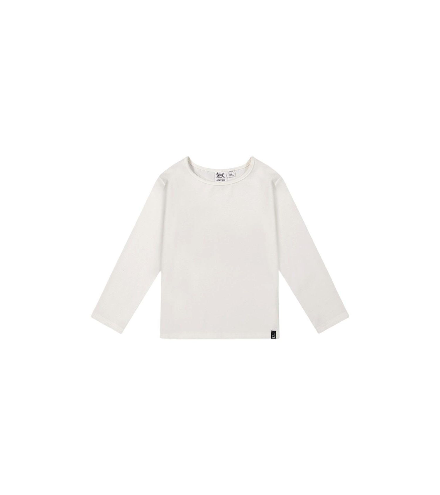 Big Girls 6 -14 Brushed Rib Crew Neck Top