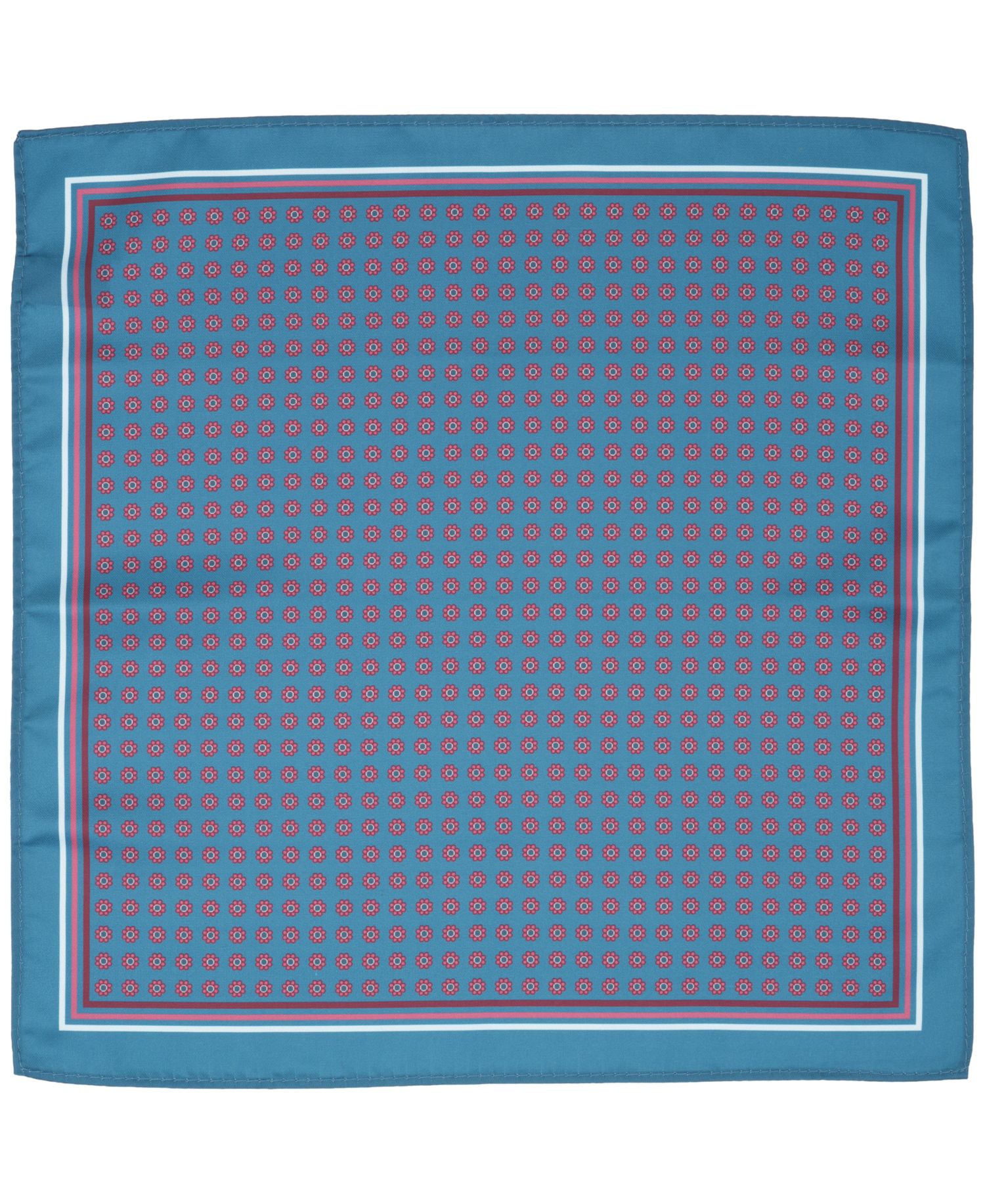 Men's Floral Geo Pocket Square
