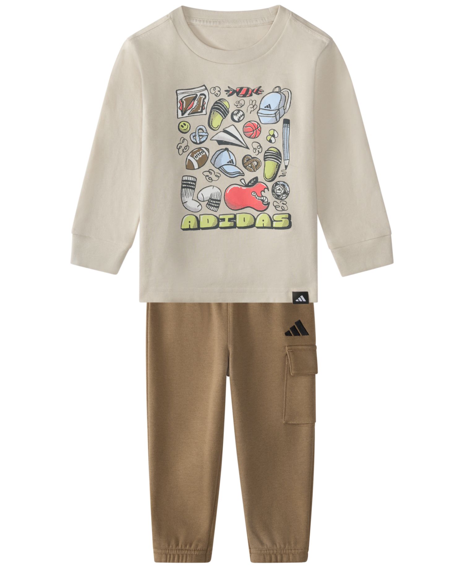 Baby Boys' Long-Sleeve T-Shirt and Joggers, 2-Piece Set