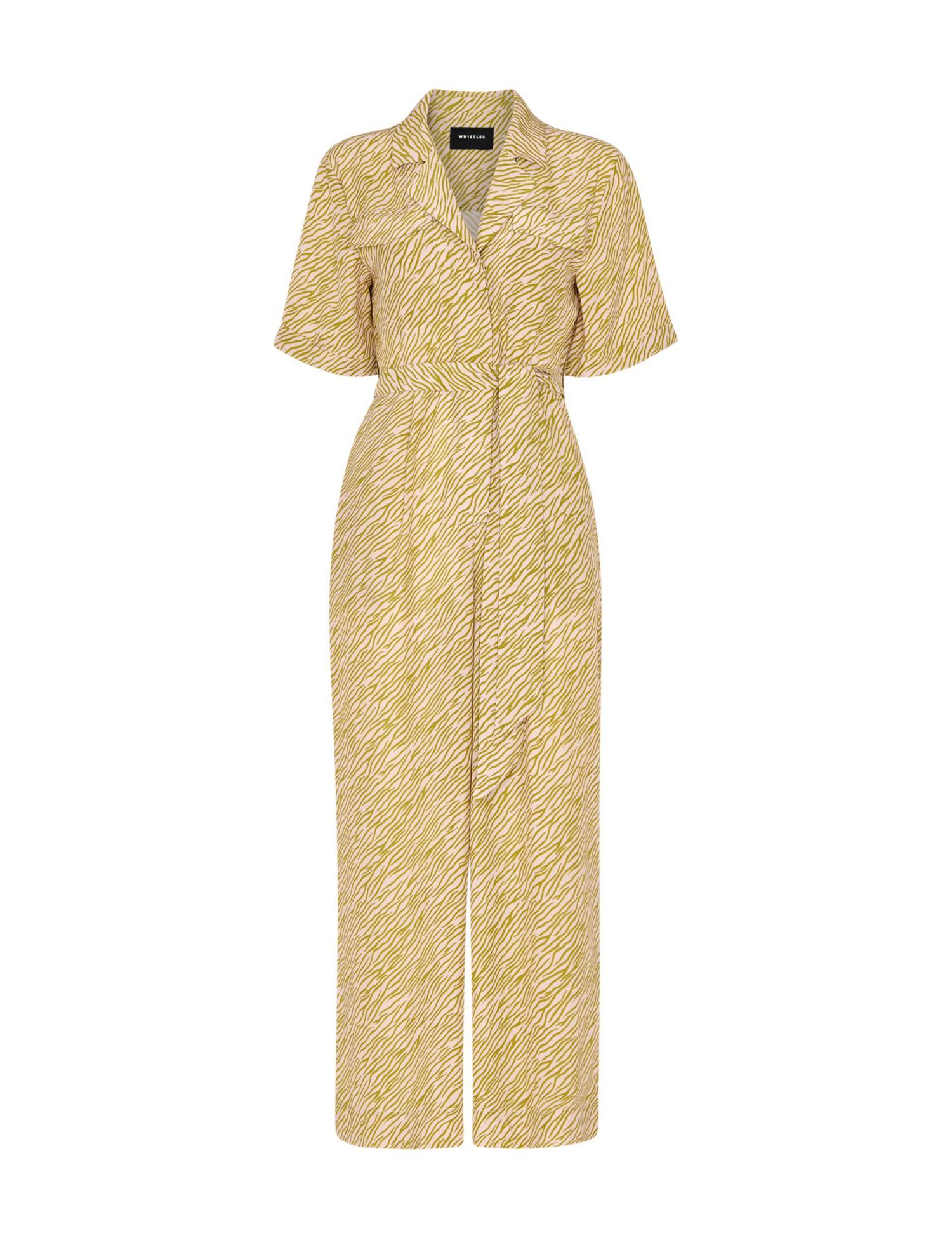 Women's Kelly Tiger Flame Cropped Jumpsuit