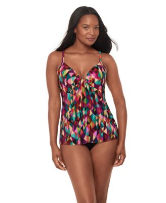 Women's Farfalle Marina Foam Cup Underwire Tankini Top