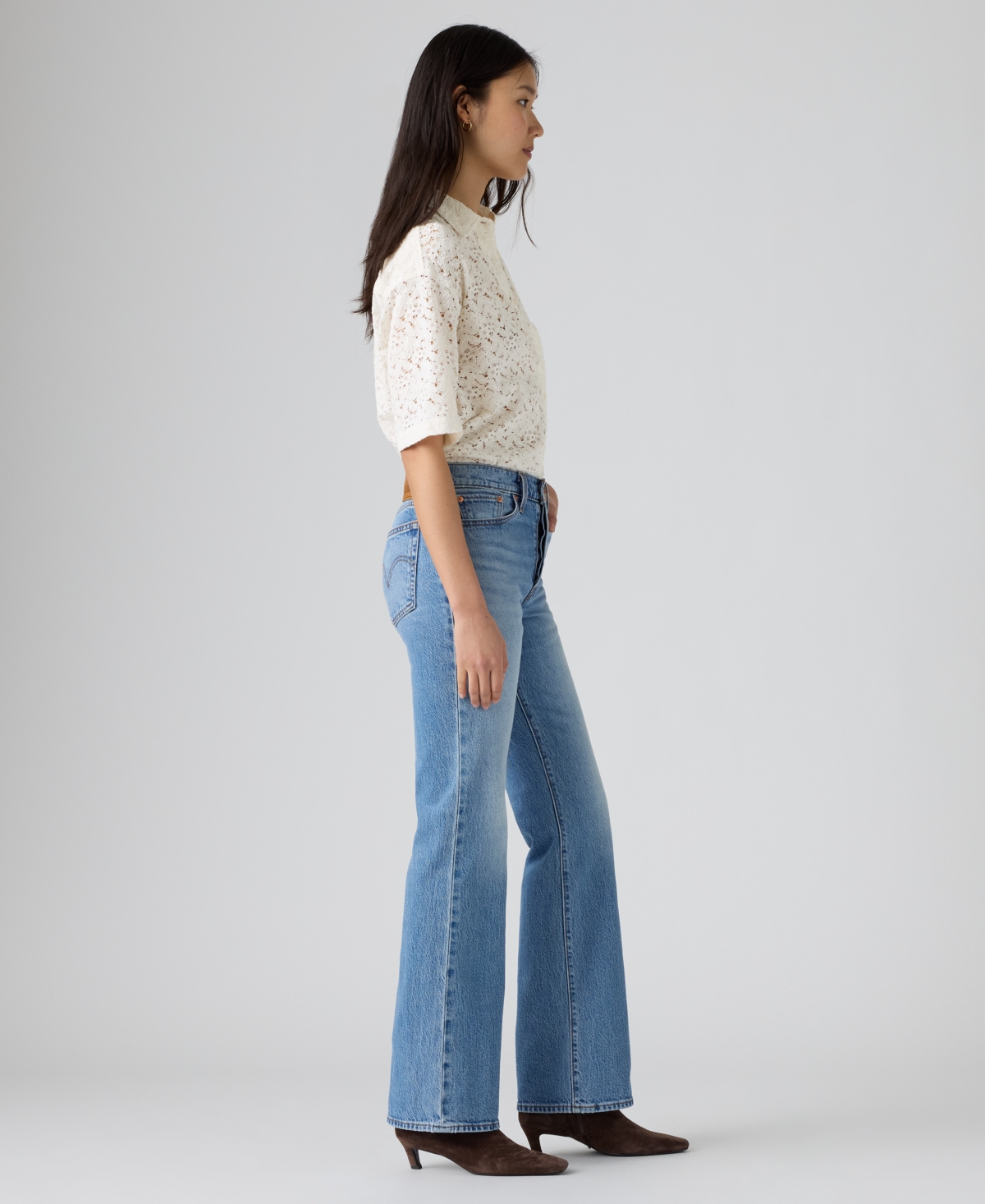 Levi's Premium Women's Wedgie Boot Piping High Rise Jeans