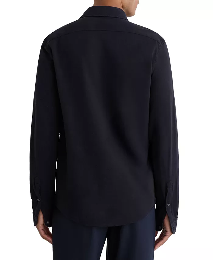 Men's Dasilva Garment Dyed Pique Shirt - thumbnail 4