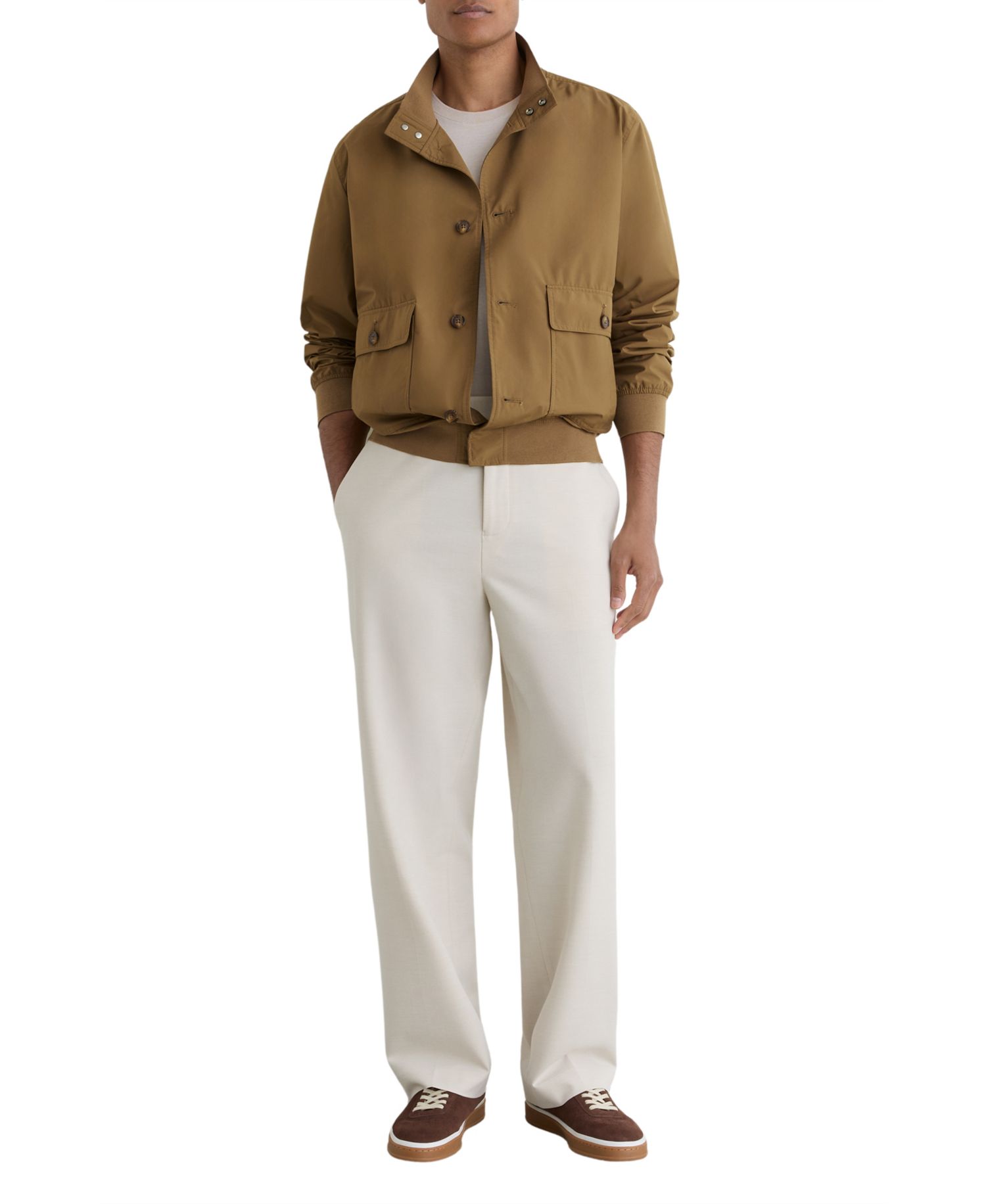 Men's Latent Button Through Technical Shorts Jacket