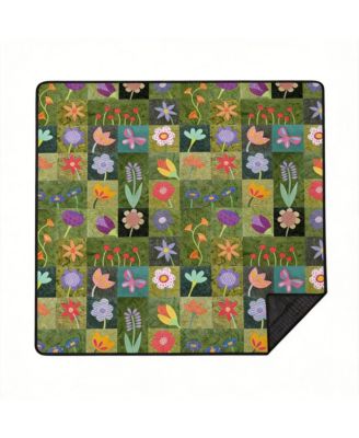 80"x80" Picnic Beach Camping Blanket Waterproof Sandproof Foldable