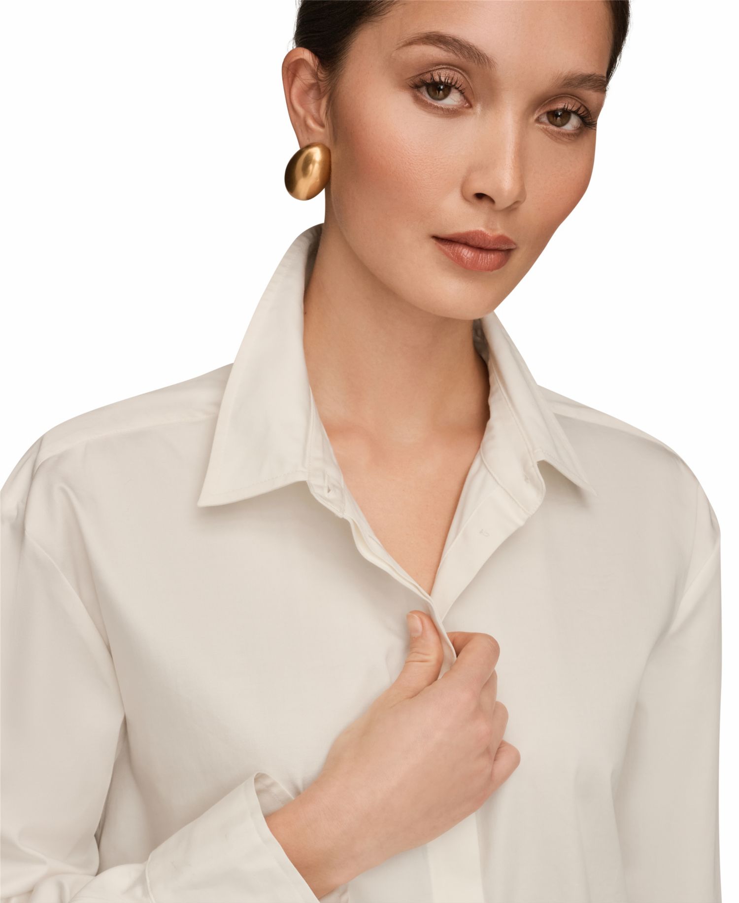 Women's Long-Sleeve Button-Up Shirt