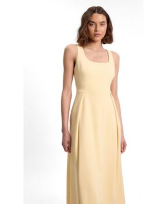 karen millen fit and flare dress Karen Millen fit & flare botanical floral dress sleeveless stretch cotton  US 4