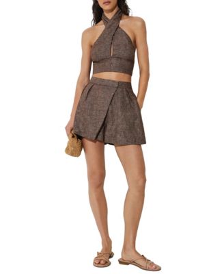 Women's Serena Linen Co-Ord Shorts