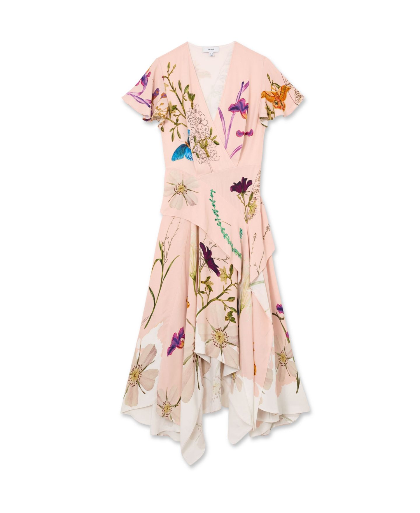 Женское платье REISS Verity Short Sleeve Floral Occasion Maxi — фото 2