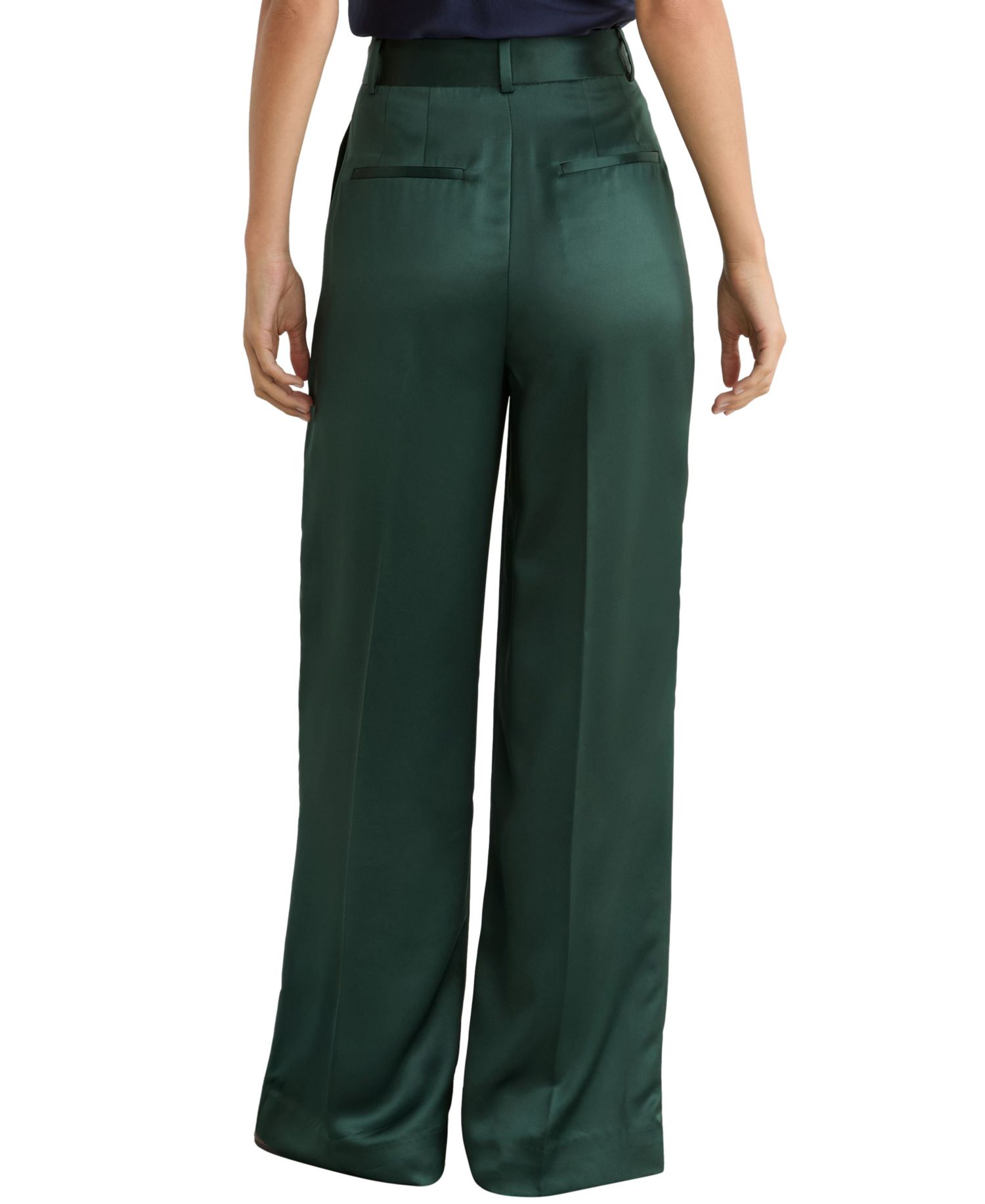 Women's Zadie Wide Leg Satin Pants