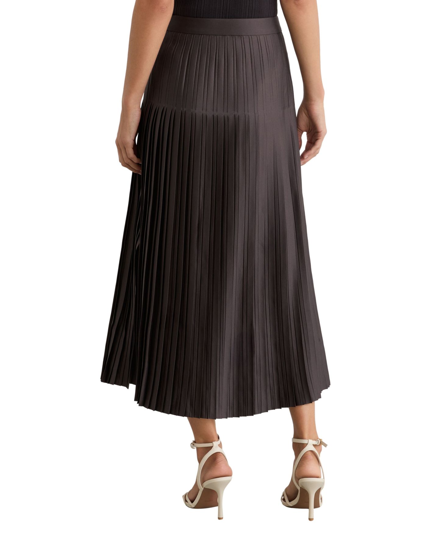 Женские юбки REISS Savannah Pleat Midi Skirts, цвет: Розовато-лиловый — фото 3