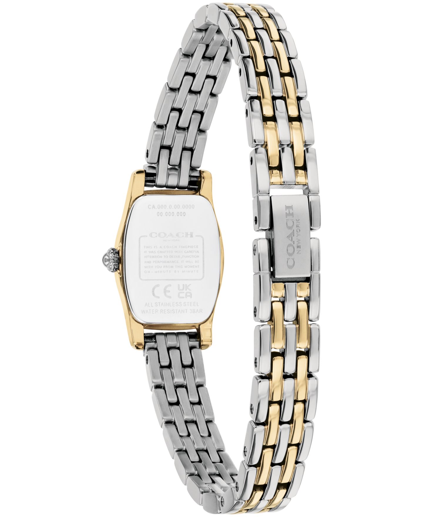 Женские часы COACH Greta Two-Tone Stainless Steel Bracelet Watch 15.3mm — фото 2