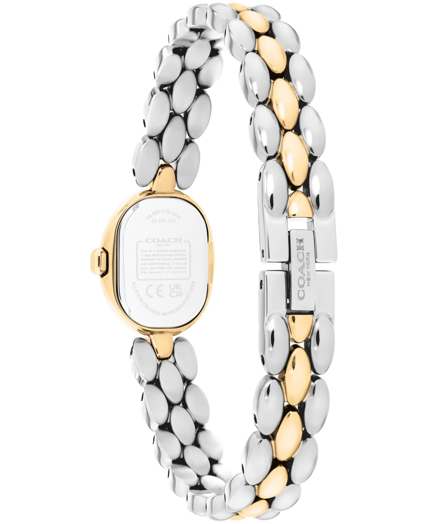 Женские часы COACH Sammy Two-Tone Stainless Steel Bracelet Watch 18mm — фото 2