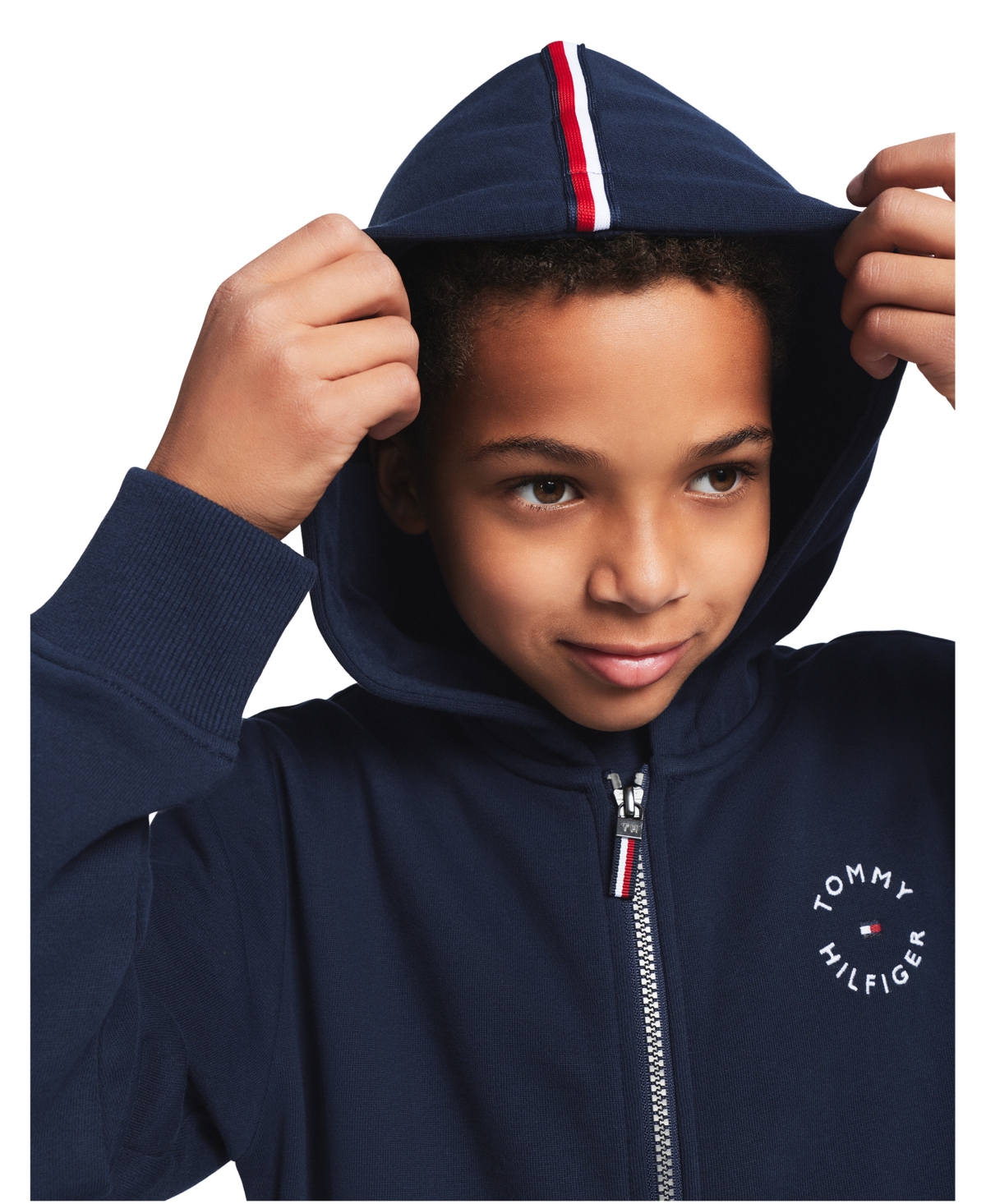 Tommy Hilfiger Boys' 8-20 Elevated Full-Zip Hoodie