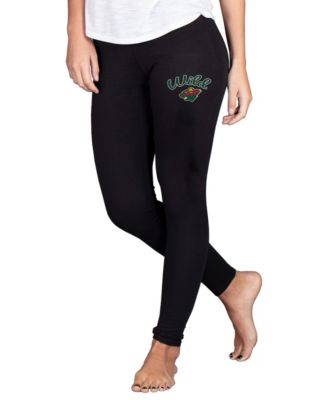 Women's Black Minnesota Wild Fraction Leggings