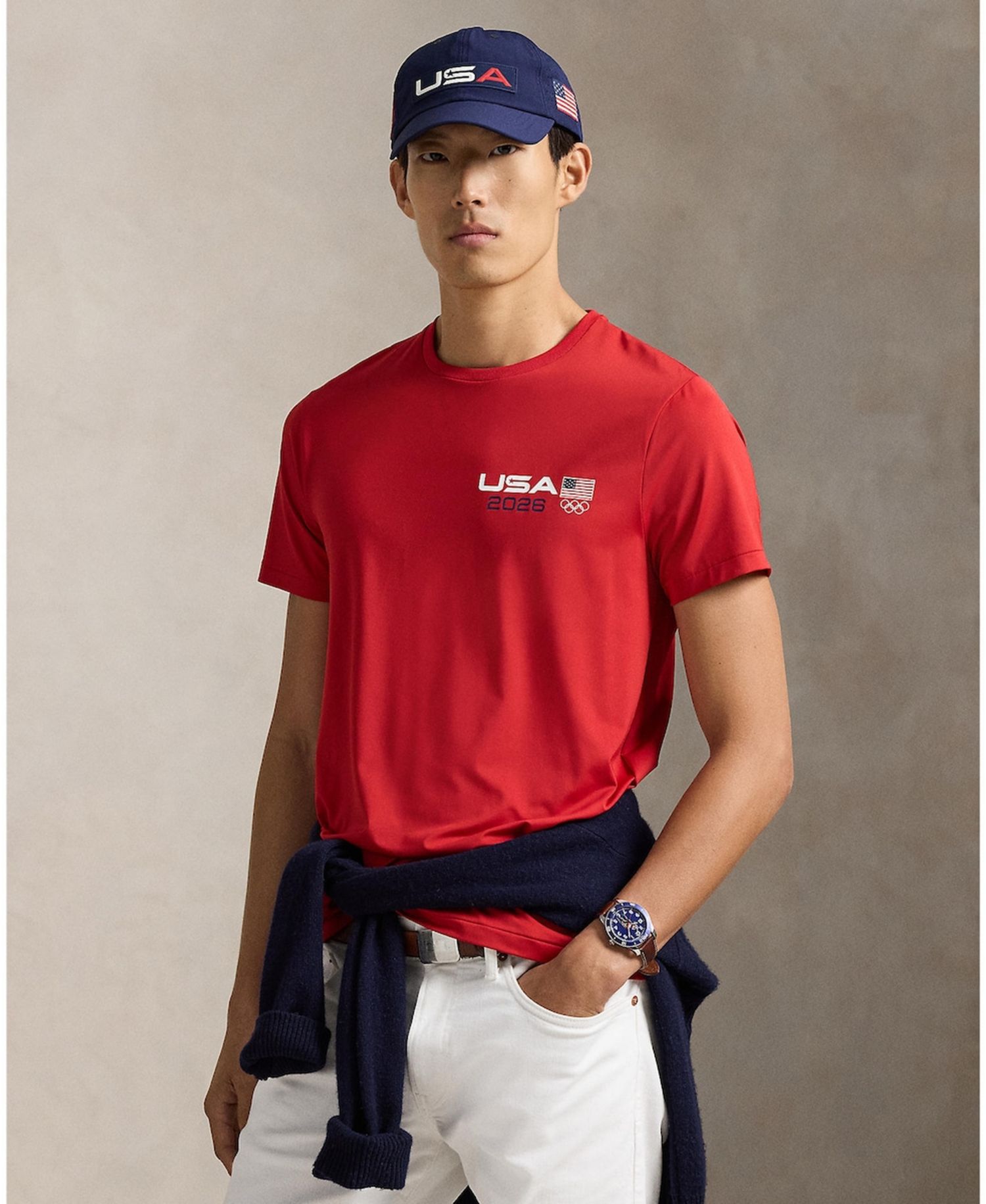 Men's Team USA Stretch Jersey T-Shirt