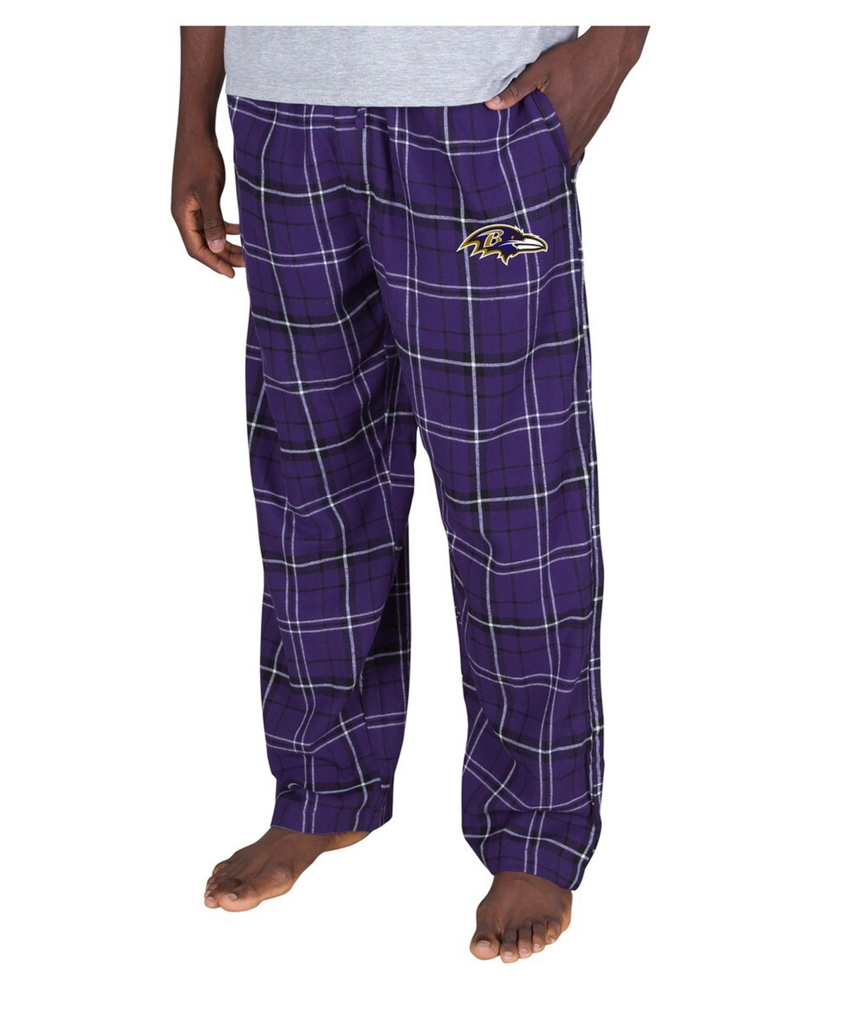 Concepts Sport Men's Purple Baltimore Ravens Ultimate Plaid Flannel Pants