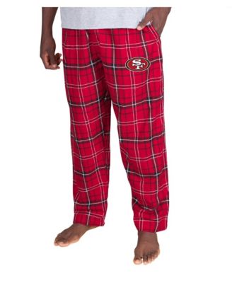 Men's Scarlet San Francisco 49ers Ultimate Plaid Flannel Pants