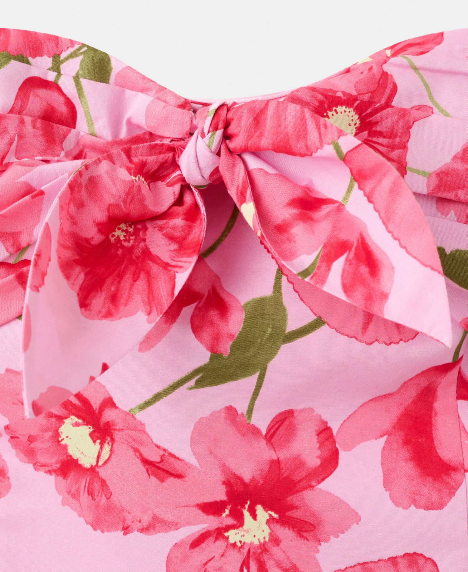 Women's Bow Floral Dress