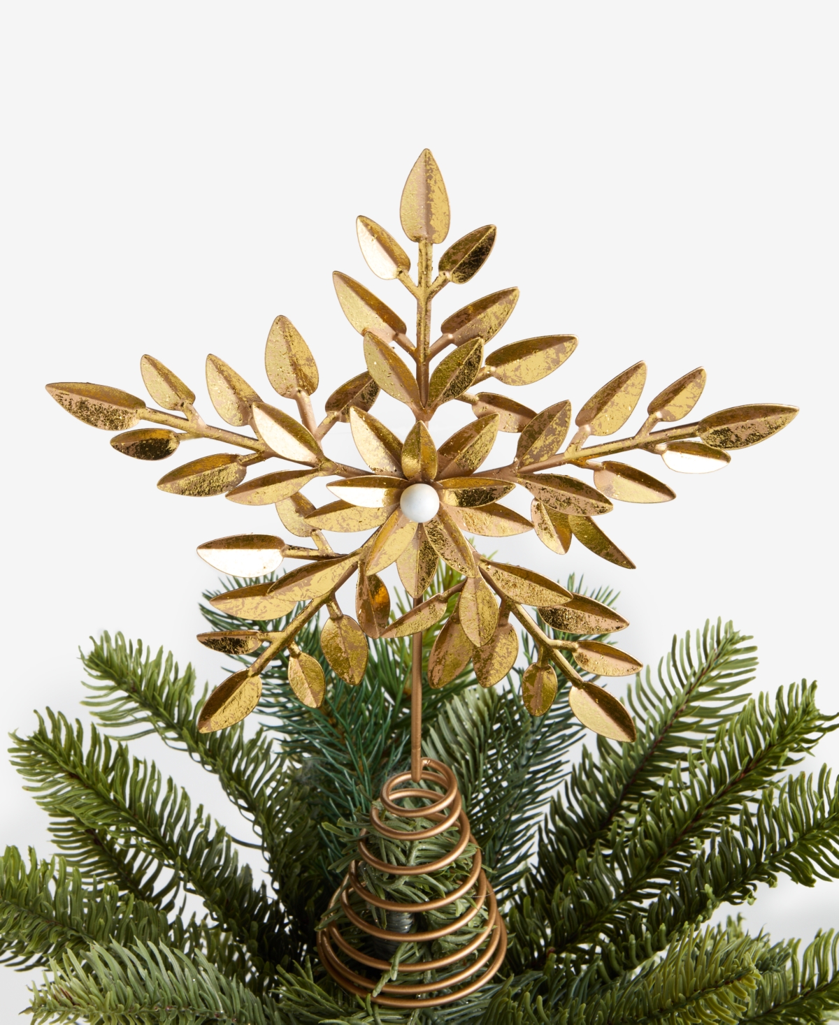Holiday Lane Opulence Gold-Tone Iron Star Tree Topper, Macy's Exclusive