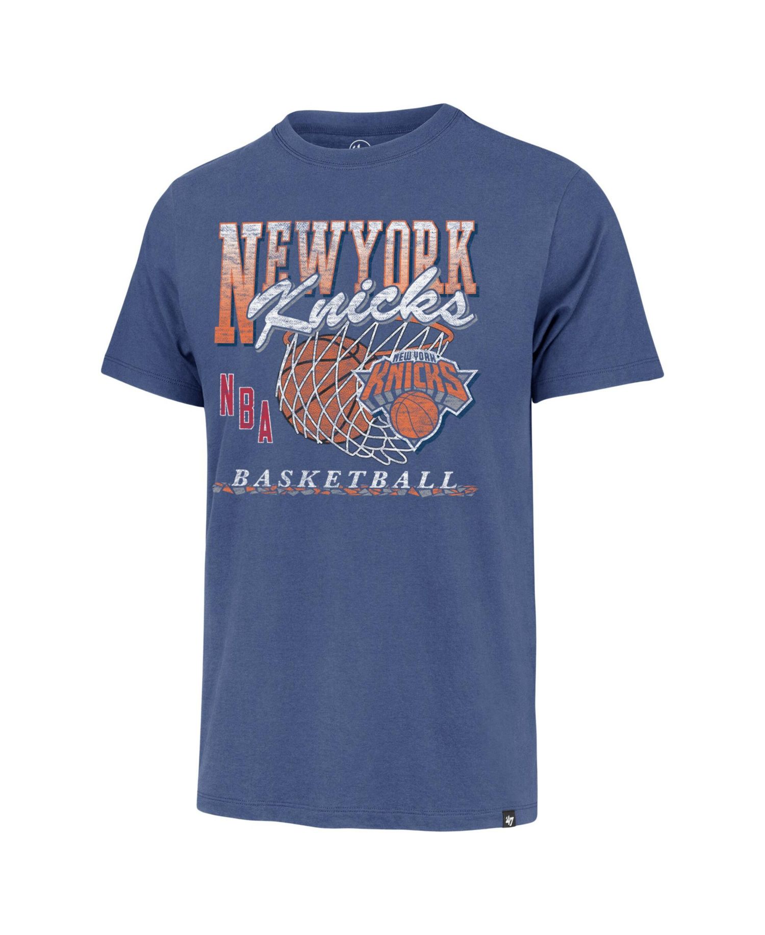 Men's Blue New York Knicks Big & Tall Bucket T-Shirt