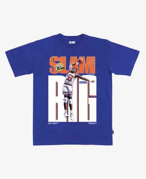 Футболка Slam Patrick Ewing Blue New York Knicks Cover