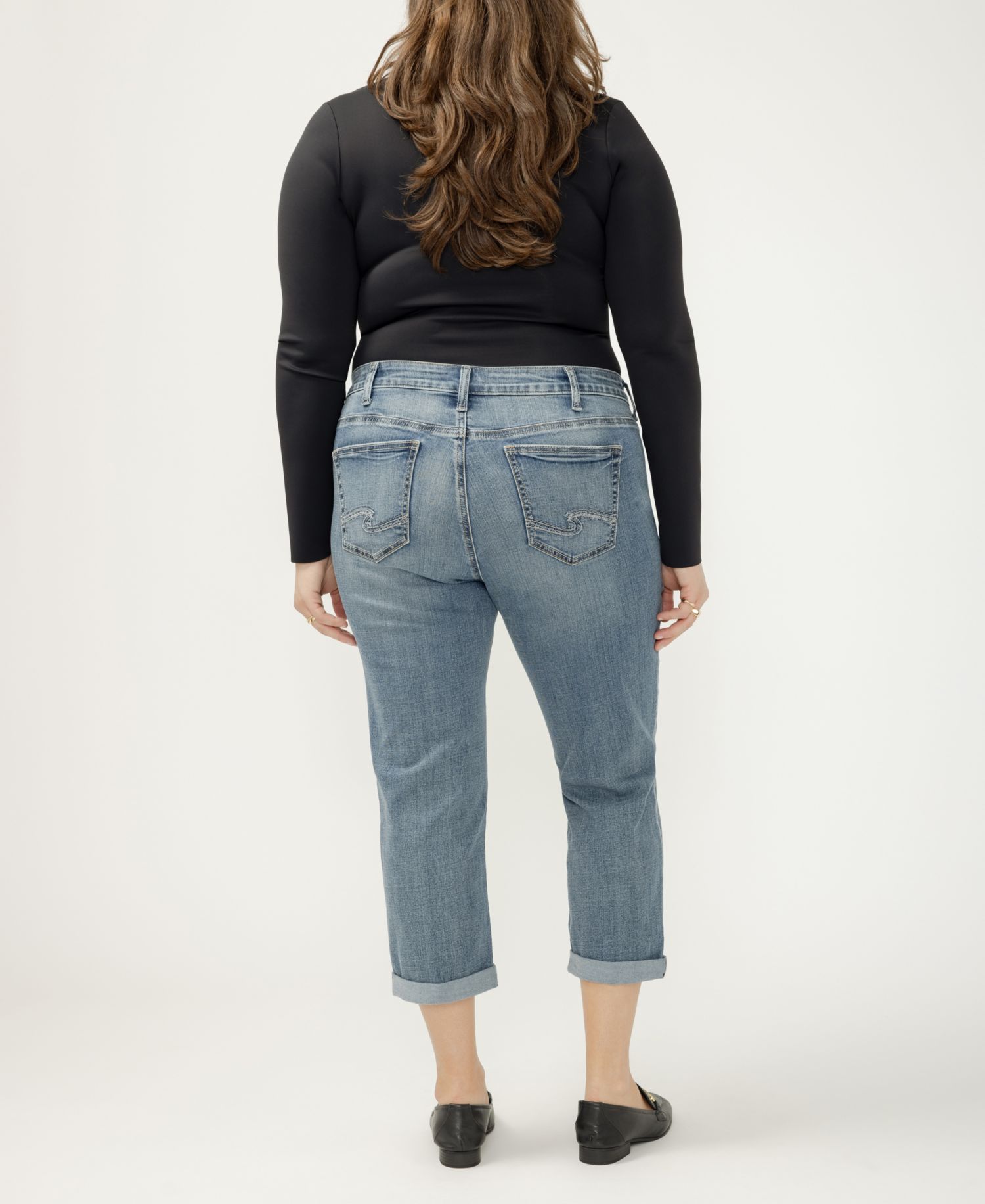 Plus Size Elyse Capris Jeans